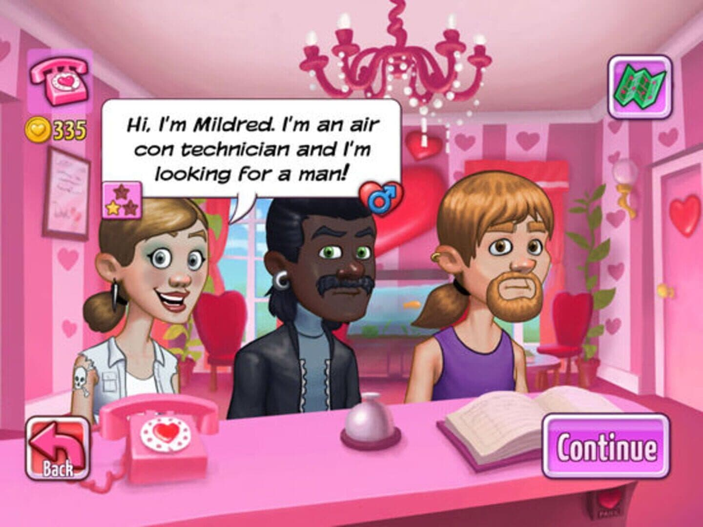اسکرین‌شات Kitty Powers' Matchmaker - 4