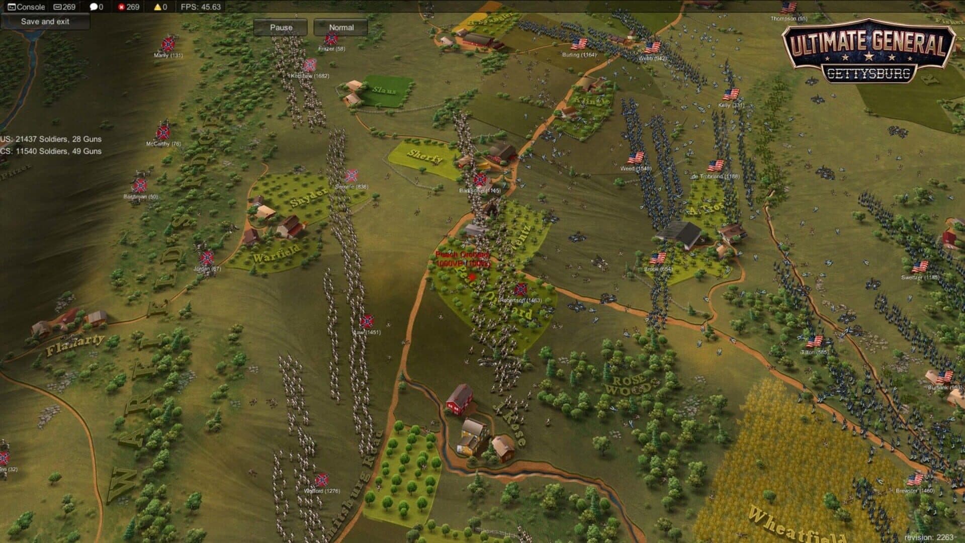 Ultimate General: Gettysburg screenshot 2
