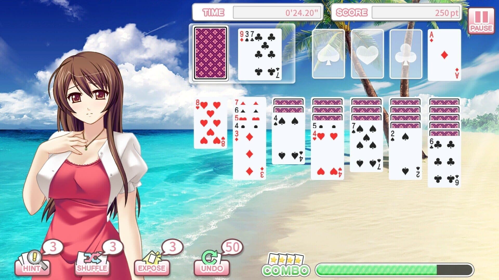 اسکرین‌شات Pretty Girls Klondike Solitaire Plus - 6