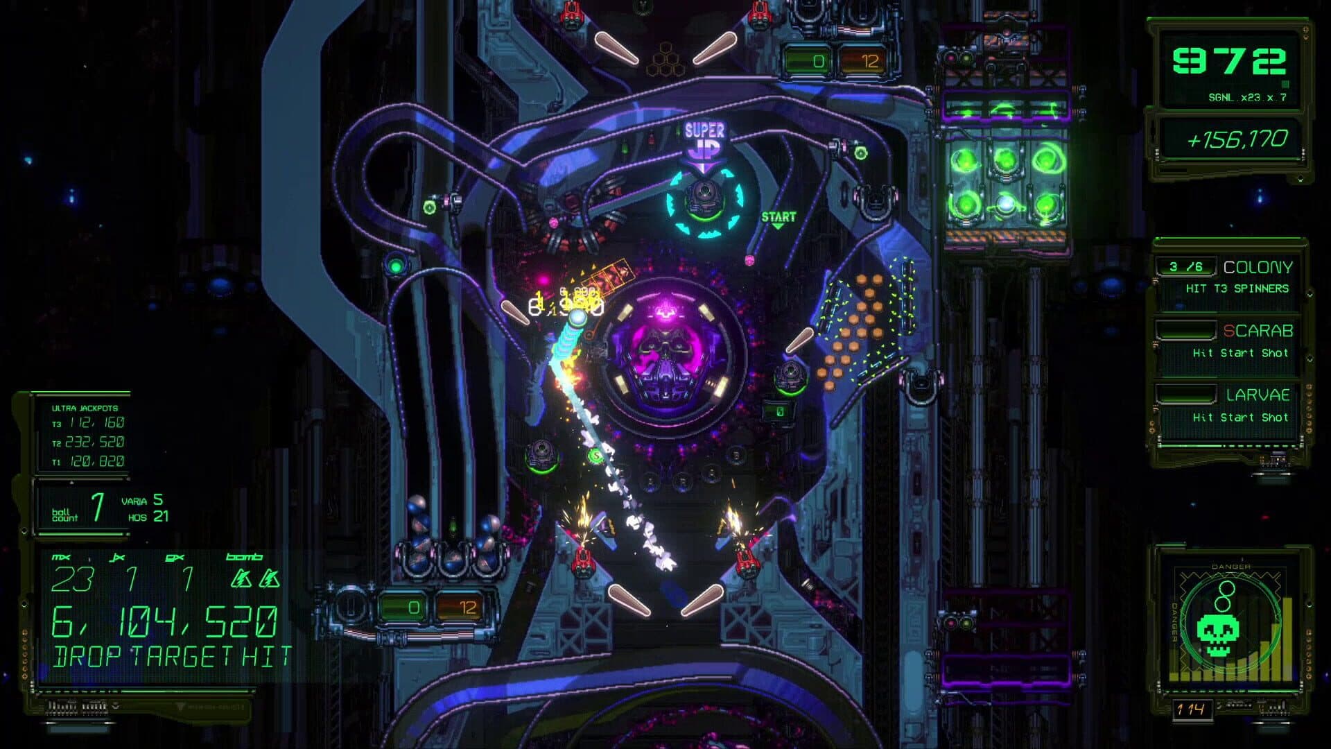 Xenotilt: Hostile Pinball Action screenshot 3