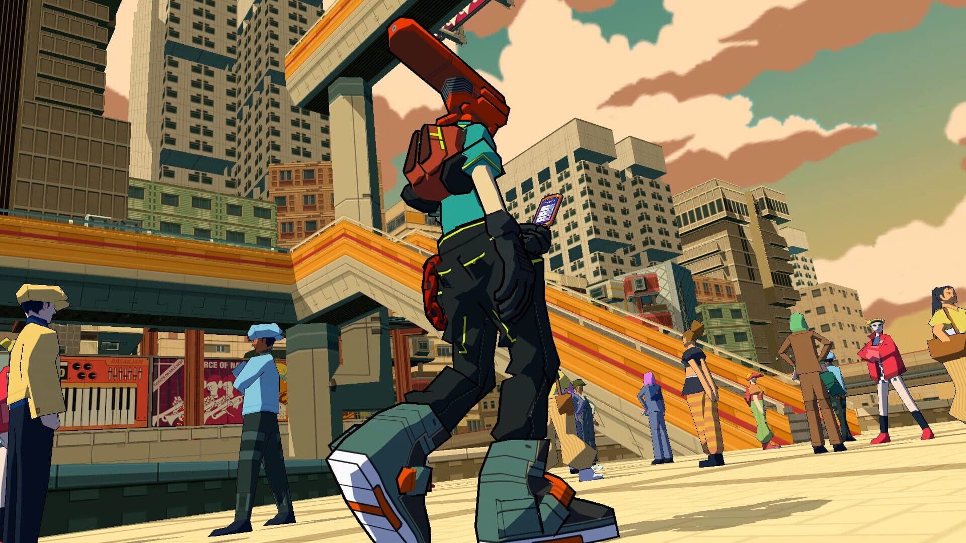 اسکرین‌شات Bomb Rush Cyberfunk - 1