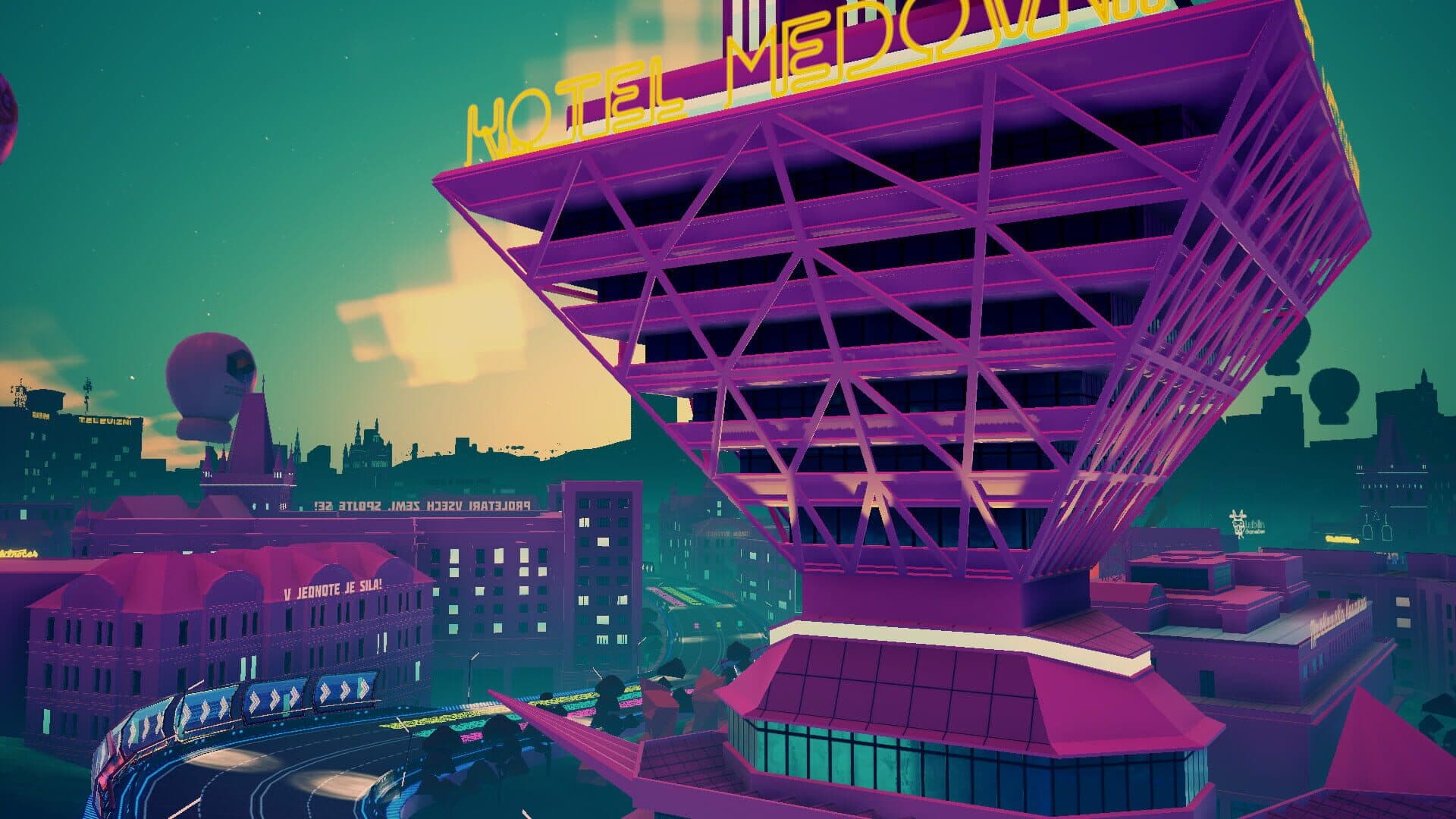 Electro Ride: The Neon Racing screenshot 0