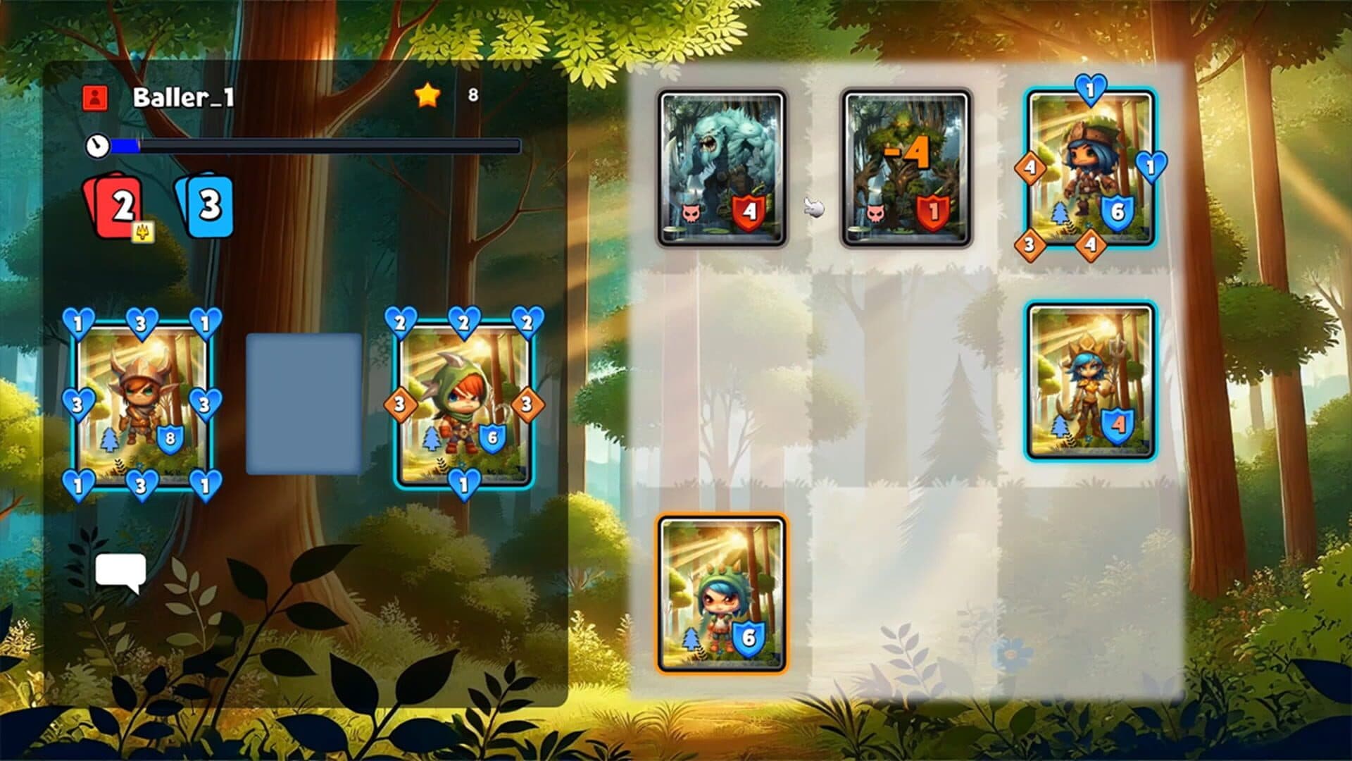 اسکرین‌شات Tiny Titans: Card Rumble - 3