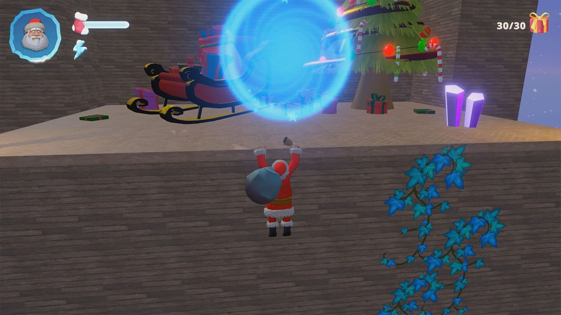 اسکرین‌شات Save Christmas With Santa - 1