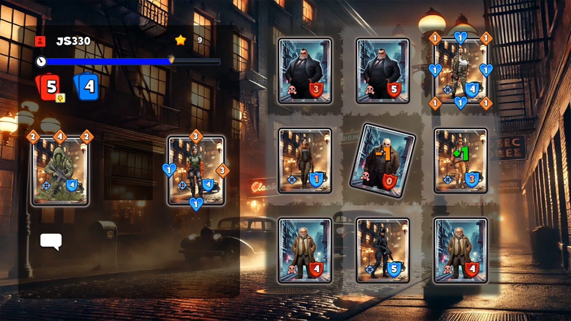اسکرین‌شات Gang Wars: Cards and Bullets - 1