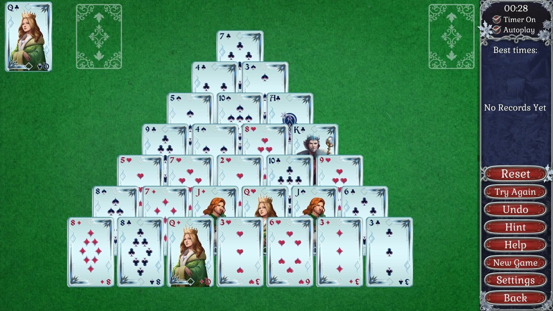 Jewel Match Solitaire Winterscapes 2: Collector's Edition screenshot 1