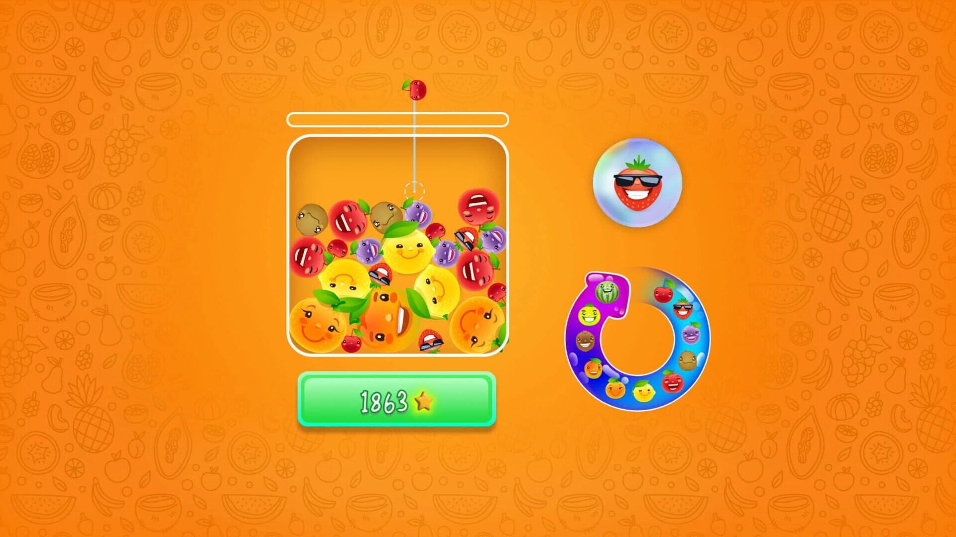 اسکرین‌شات Watermelon Game: Fruits Puzzle - 1