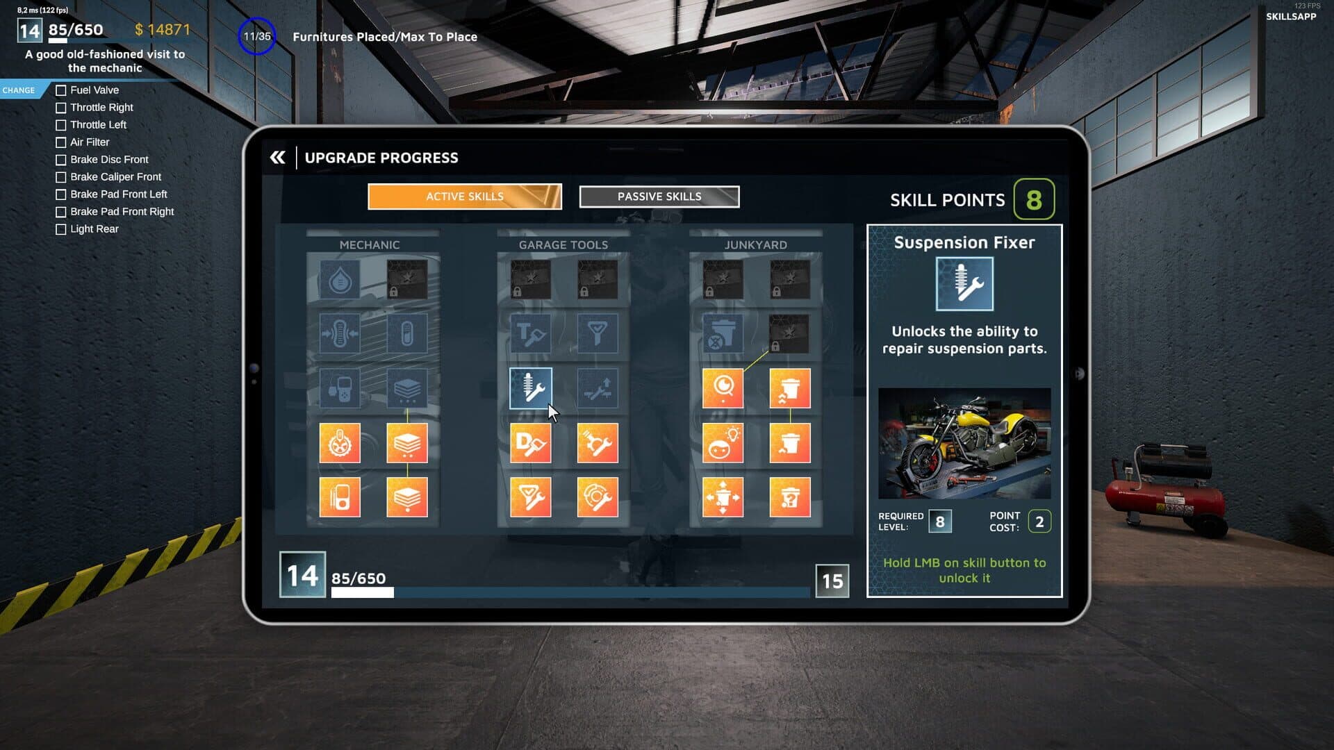 اسکرین‌شات Motorcycle Mechanic Simulator 2021 - 2