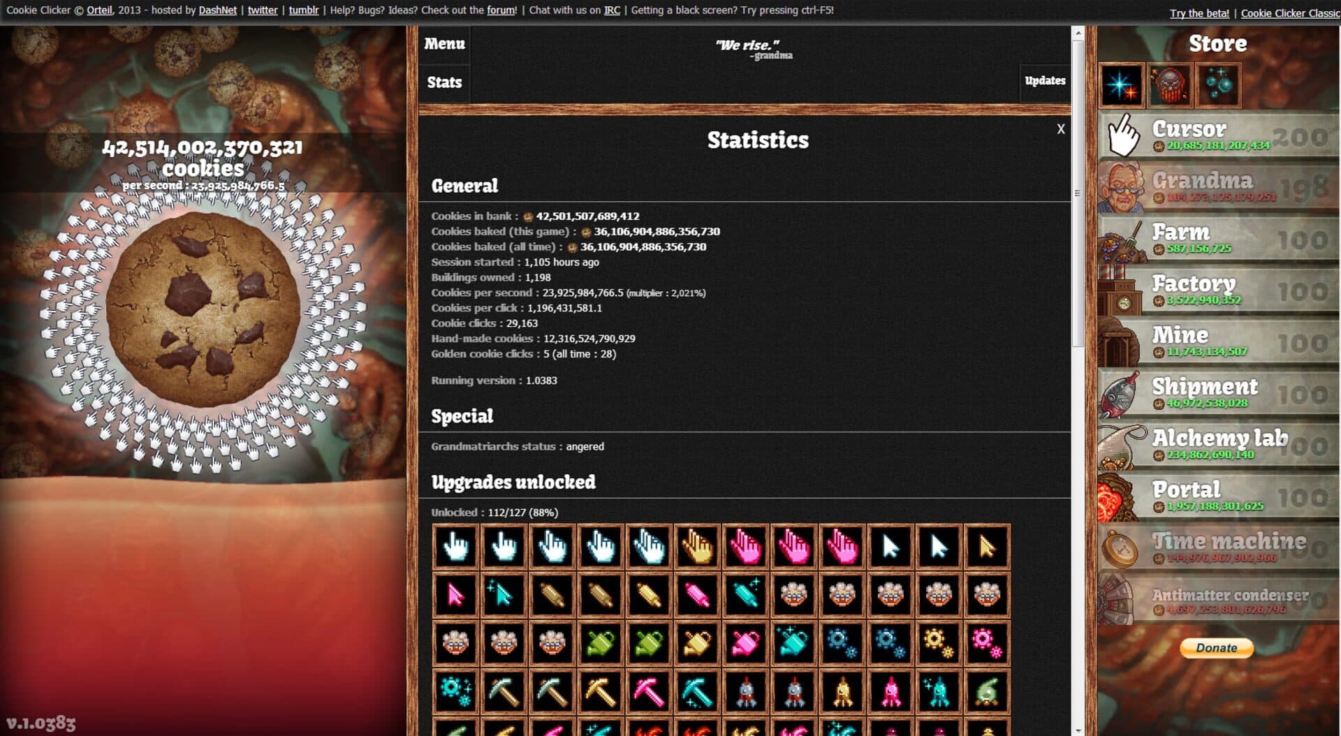 Cookie Clicker screenshot 1