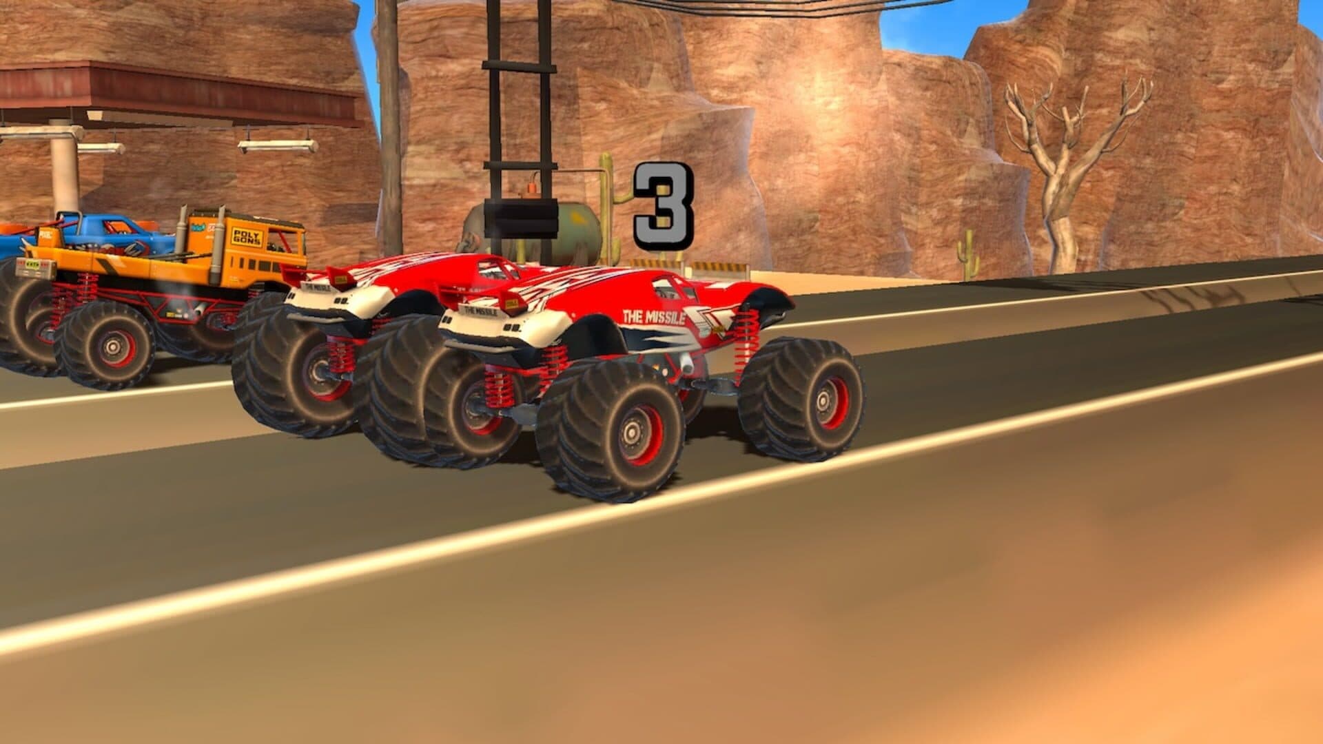اسکرین‌شات Monster Ramp Racing - 5