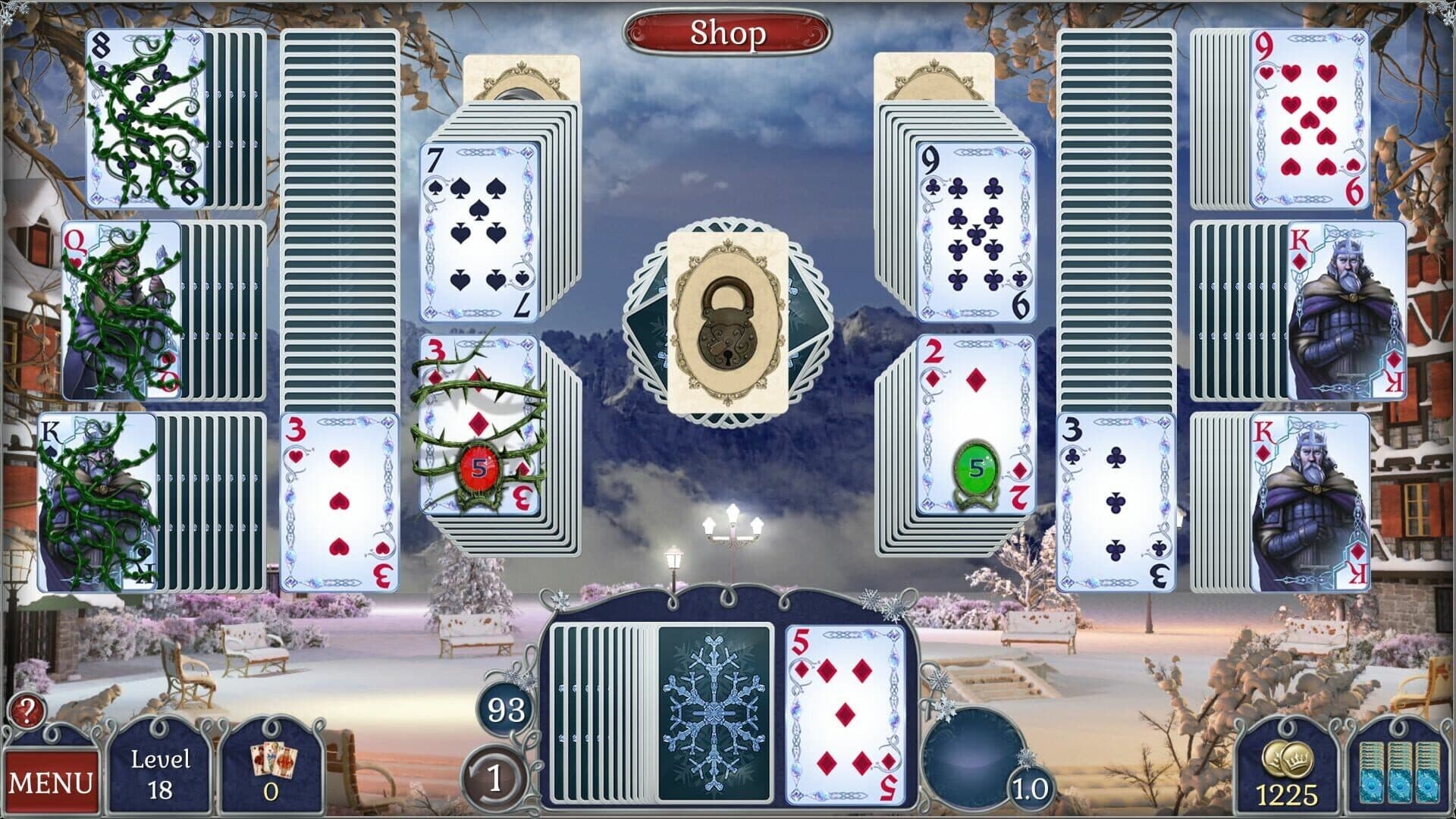 Jewel Match Solitaire Winterscapes 2: Collector's Edition screenshot 2