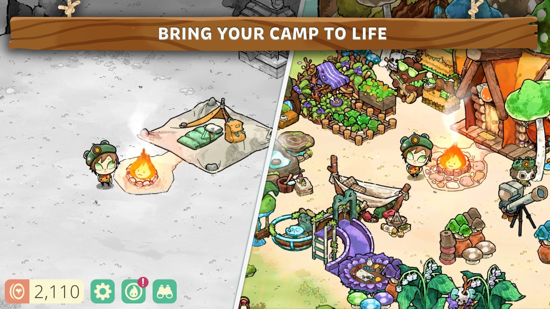 اسکرین‌شات Cozy Grove: Camp Spirit - 4