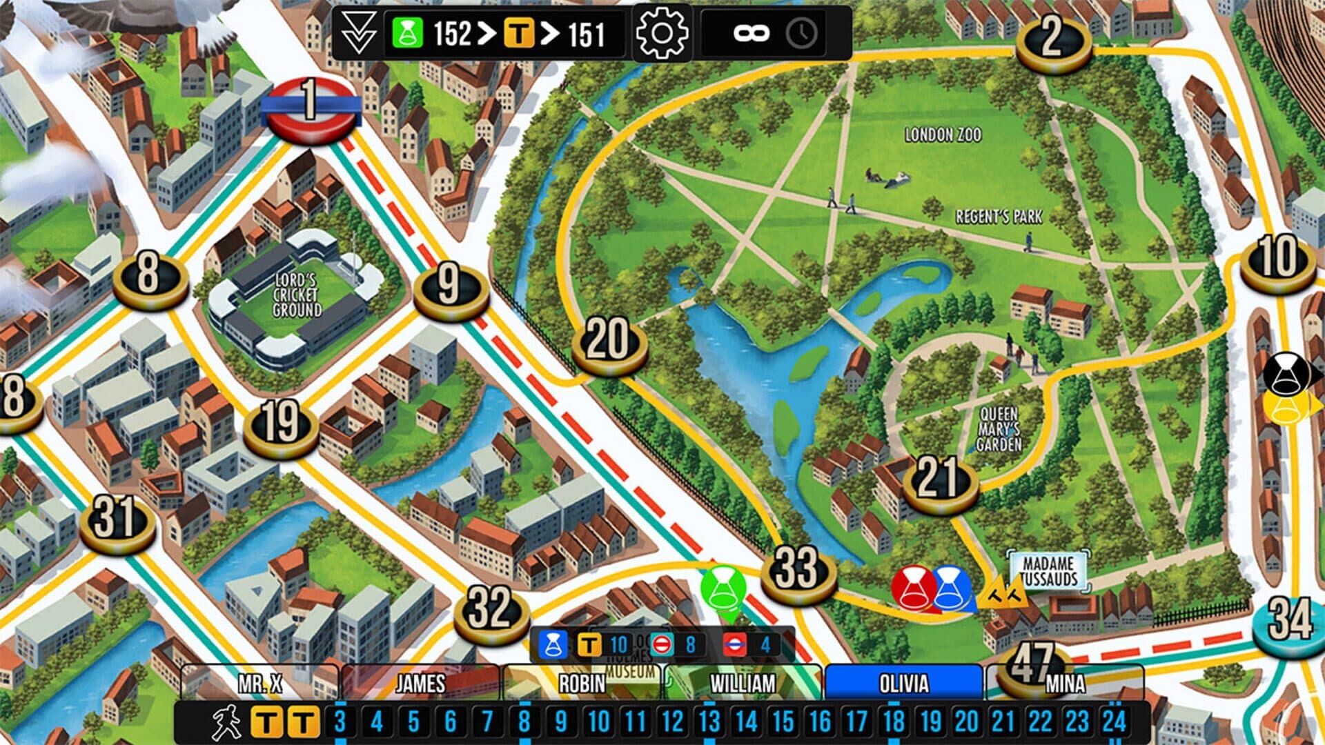 Scotland Yard: Hunting Mister X screenshot 4