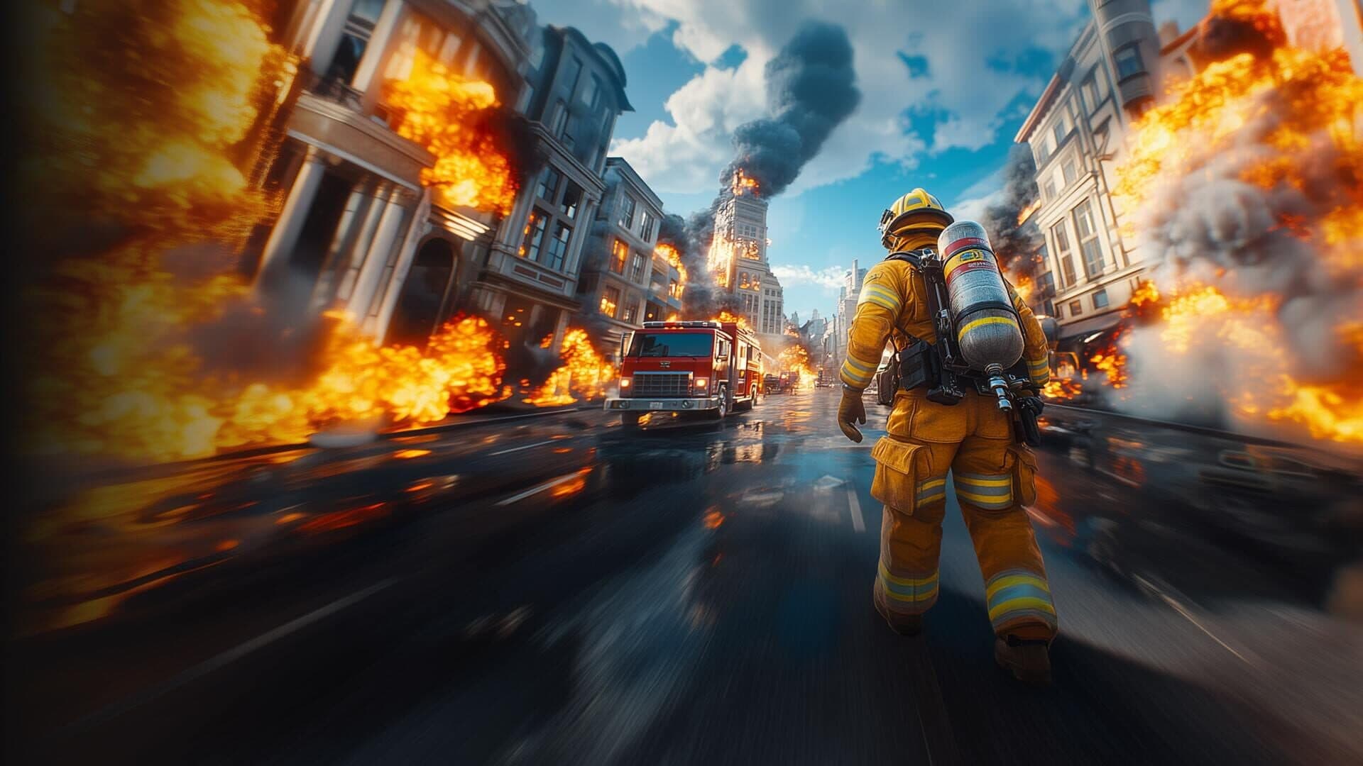 اسکرین‌شات Firefighting Heroes: Truck 911 Simulator - 1