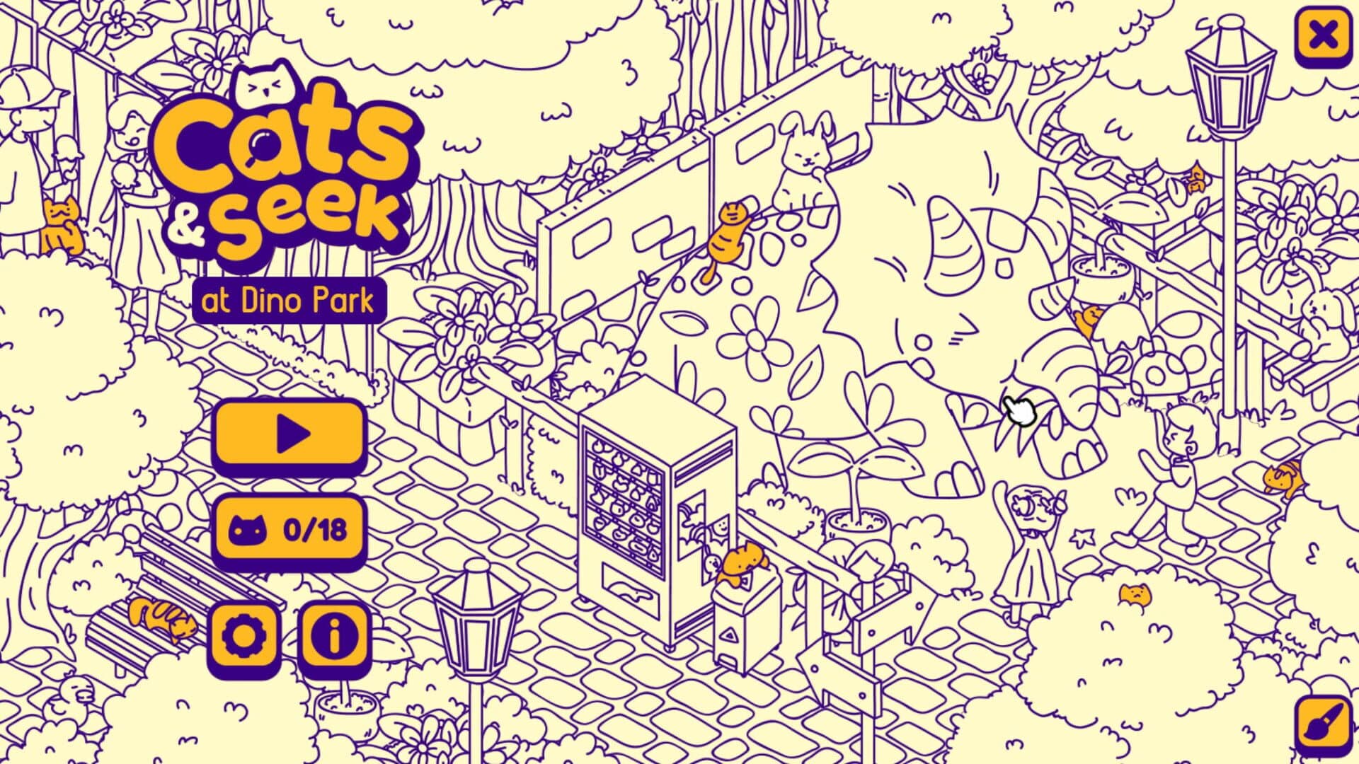 Cats and Seek: Dino Park screenshot 4