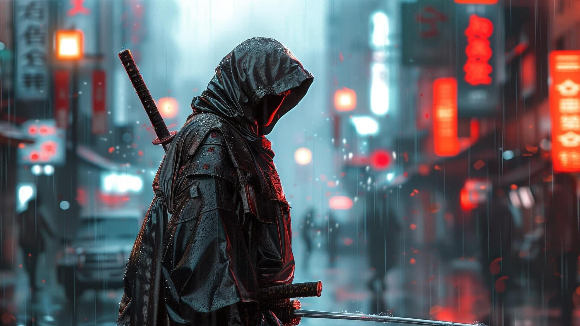 Cyberpunk Samurai