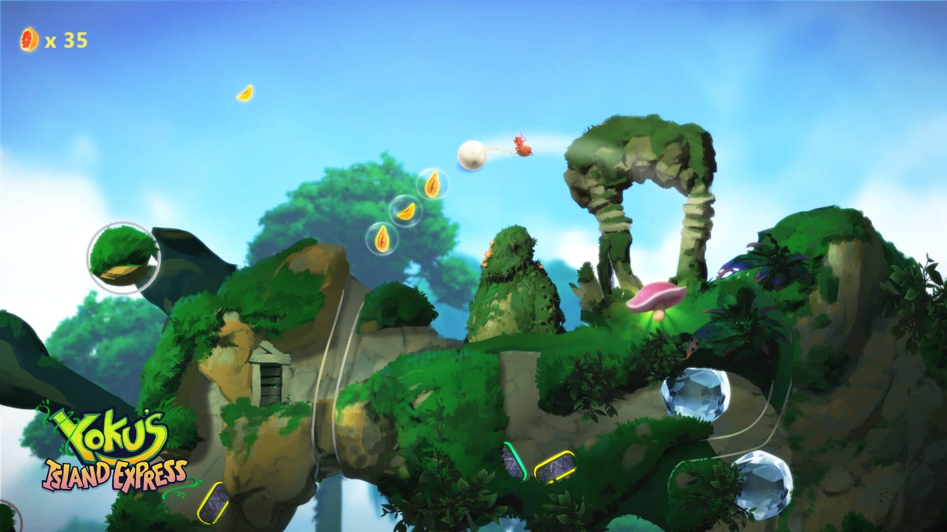 اسکرین‌شات Yoku's Island Express - 2