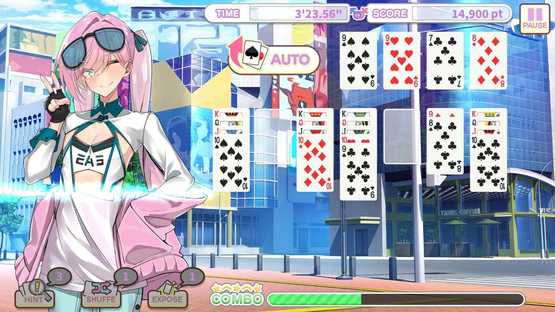 اسکرین‌شات Otoko Cross: Pretty Boys Klondike Solitaire - 4