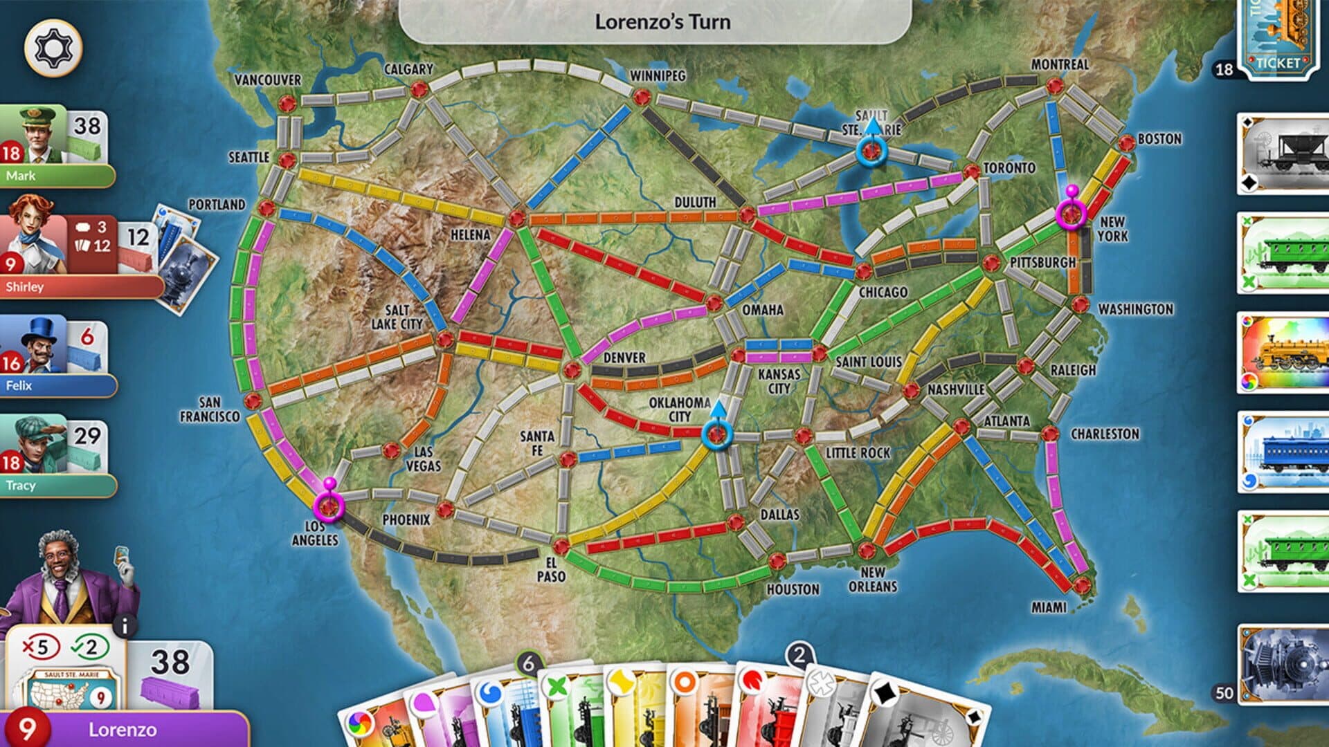 اسکرین‌شات Ticket to Ride - 4