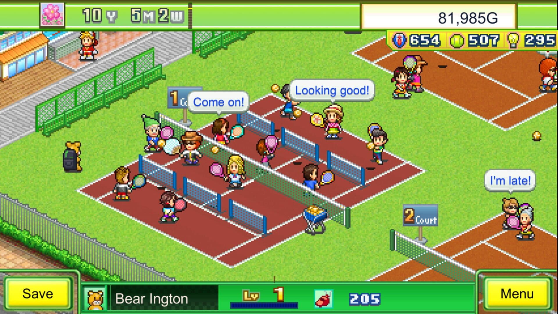 اسکرین‌شات Tennis Club Story - 1
