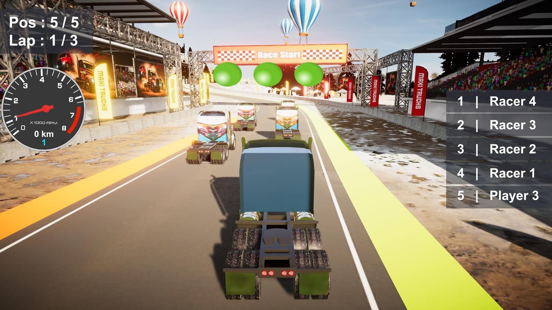 اسکرین‌شات Maxi Trucks Racing - 4