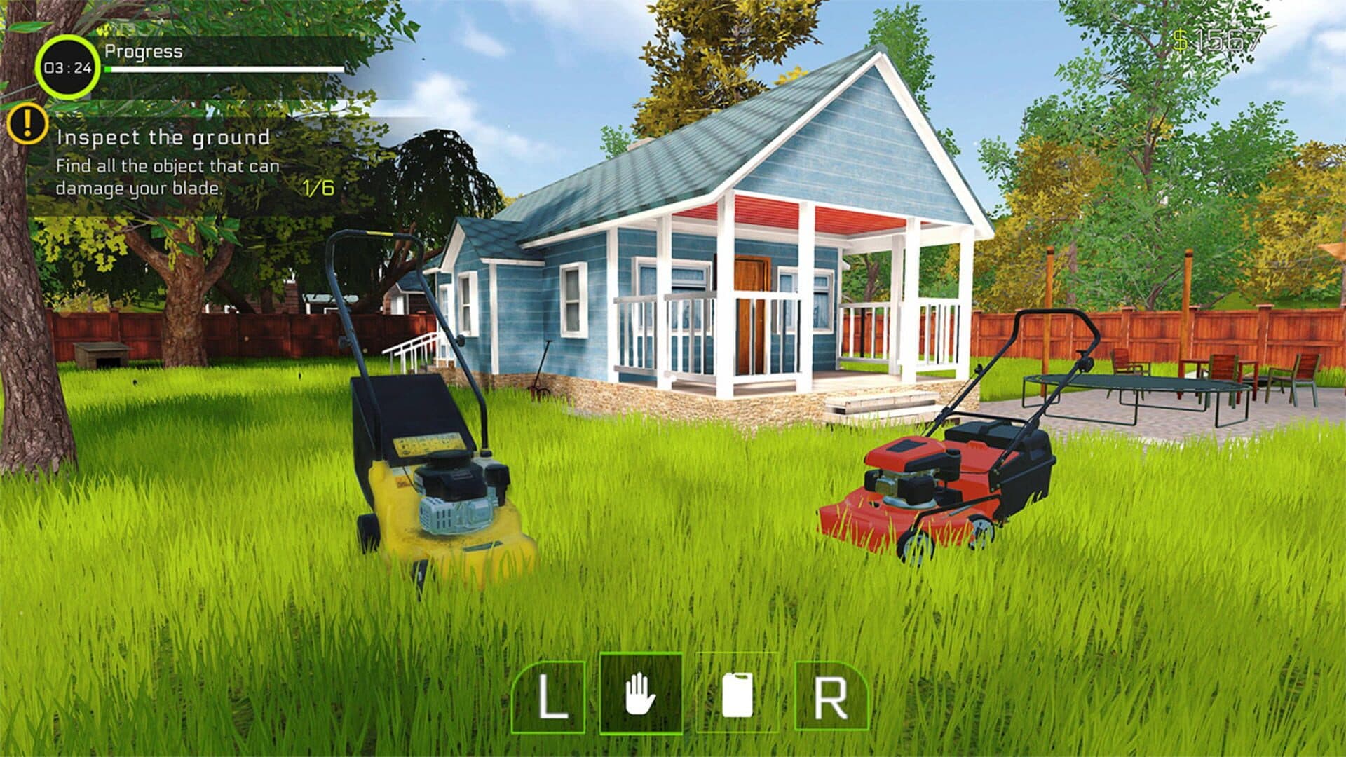 اسکرین‌شات Grass Cutting Simulator: Lawn Mooving Care - 2