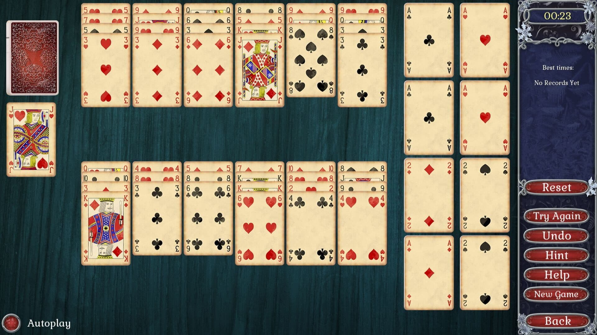 Jewel Match Solitaire Winterscapes screenshot 2