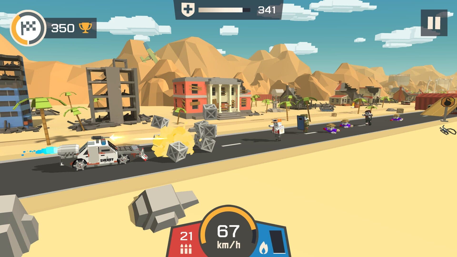 اسکرین‌شات Zombie Derby: Pixel Survival - 2