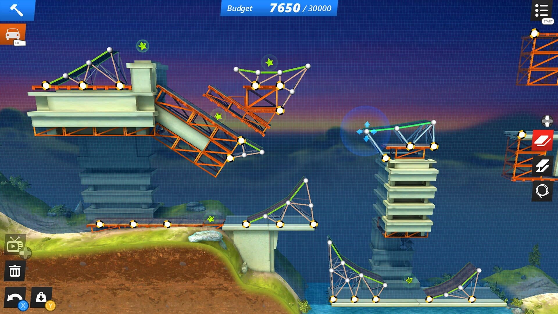 اسکرین‌شات Bridge Constructor: Stunts - 2