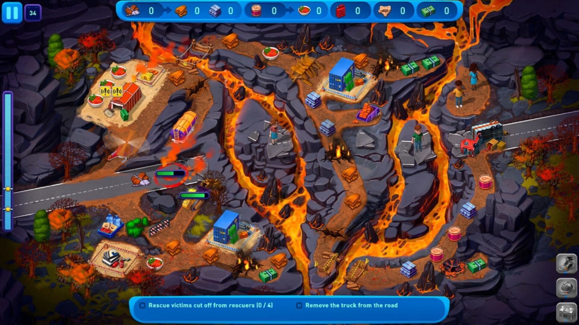 اسکرین‌شات Emergency Crew: Volcano Eruption - 1