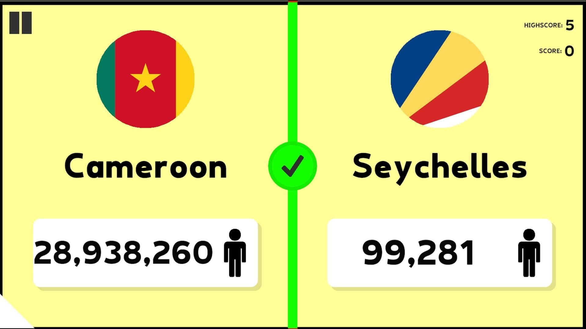 اسکرین‌شات Population Quiz - 5