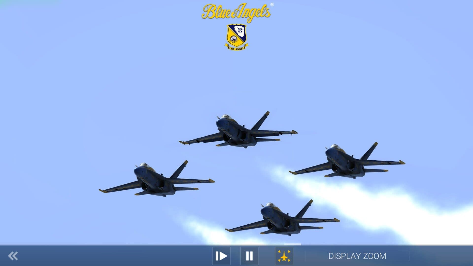 اسکرین‌شات Blue Angels Aerobatic Flight Simulator - 1