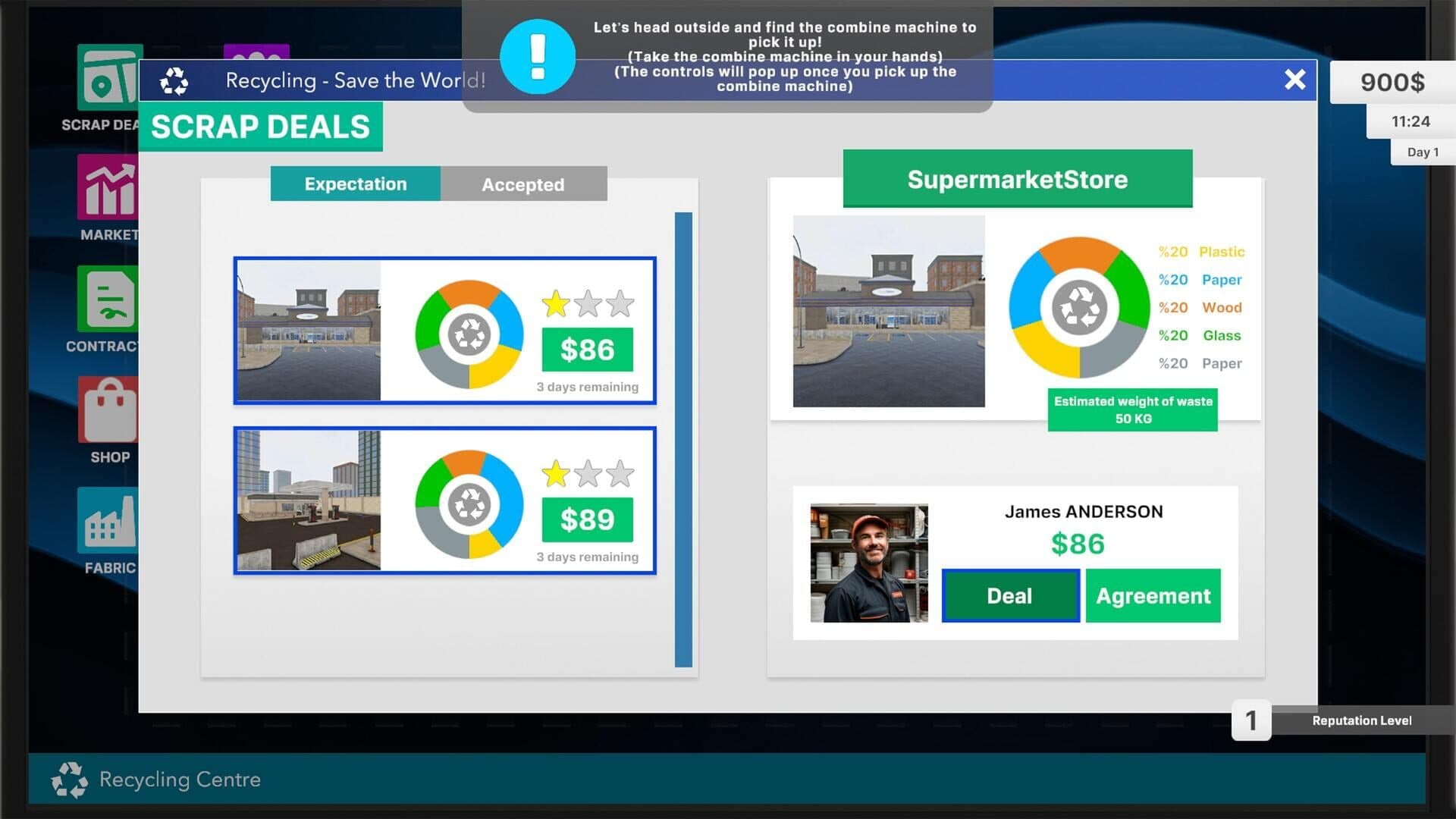 اسکرین‌شات Recycling Station Simulator - 4