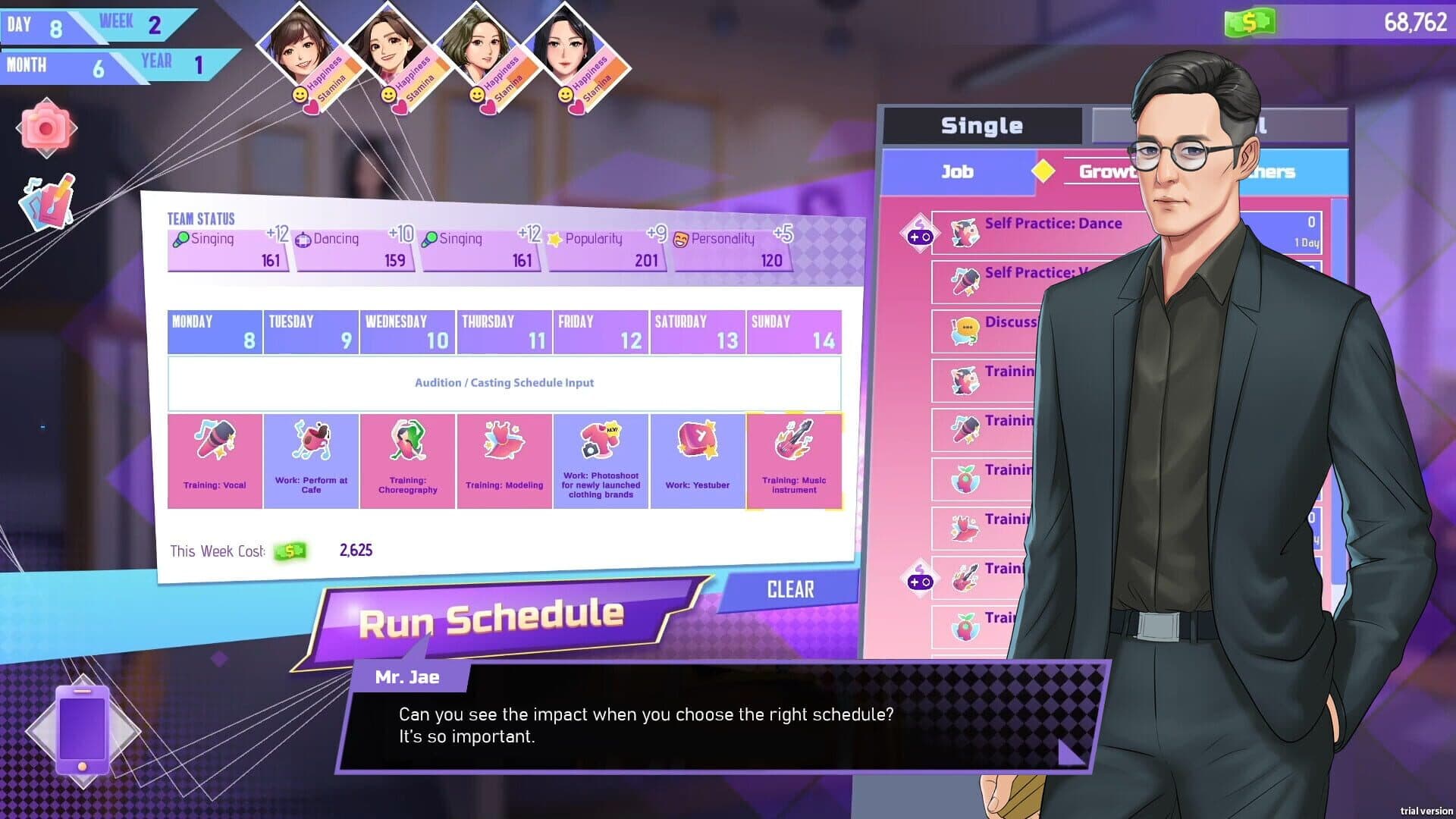 K-Pop Idol Stories: Road to Debut screenshot 8