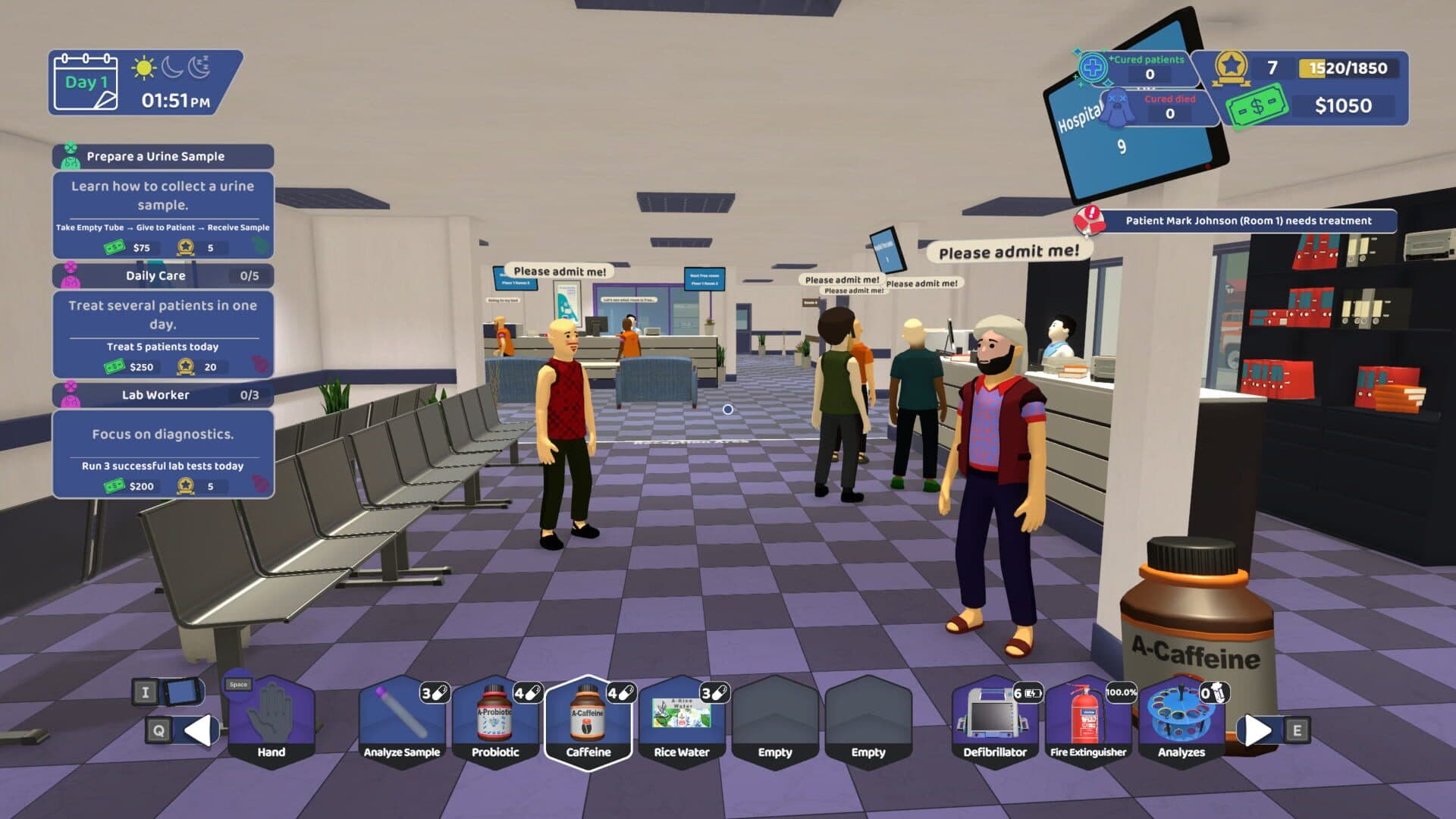 اسکرین‌شات Two Hands Hospital Assistant Simulator - 2