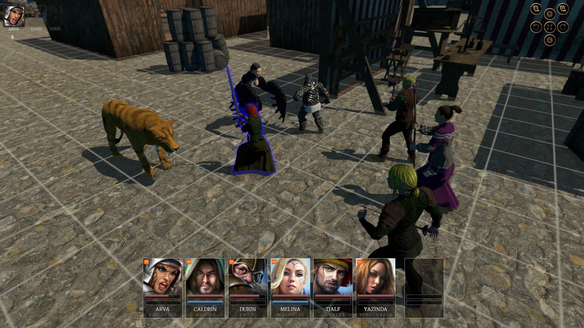 Realms of Arkania: Star Trail screenshot 1