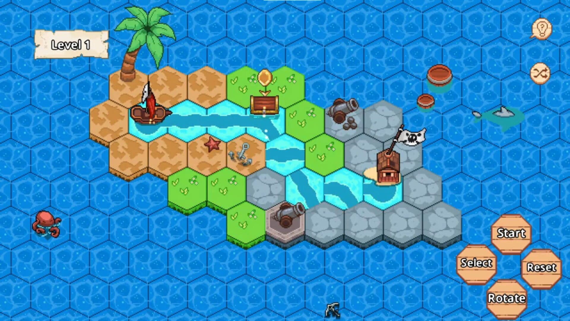 اسکرین‌شات Pirate Trails: Tentacles and Treasures - 2