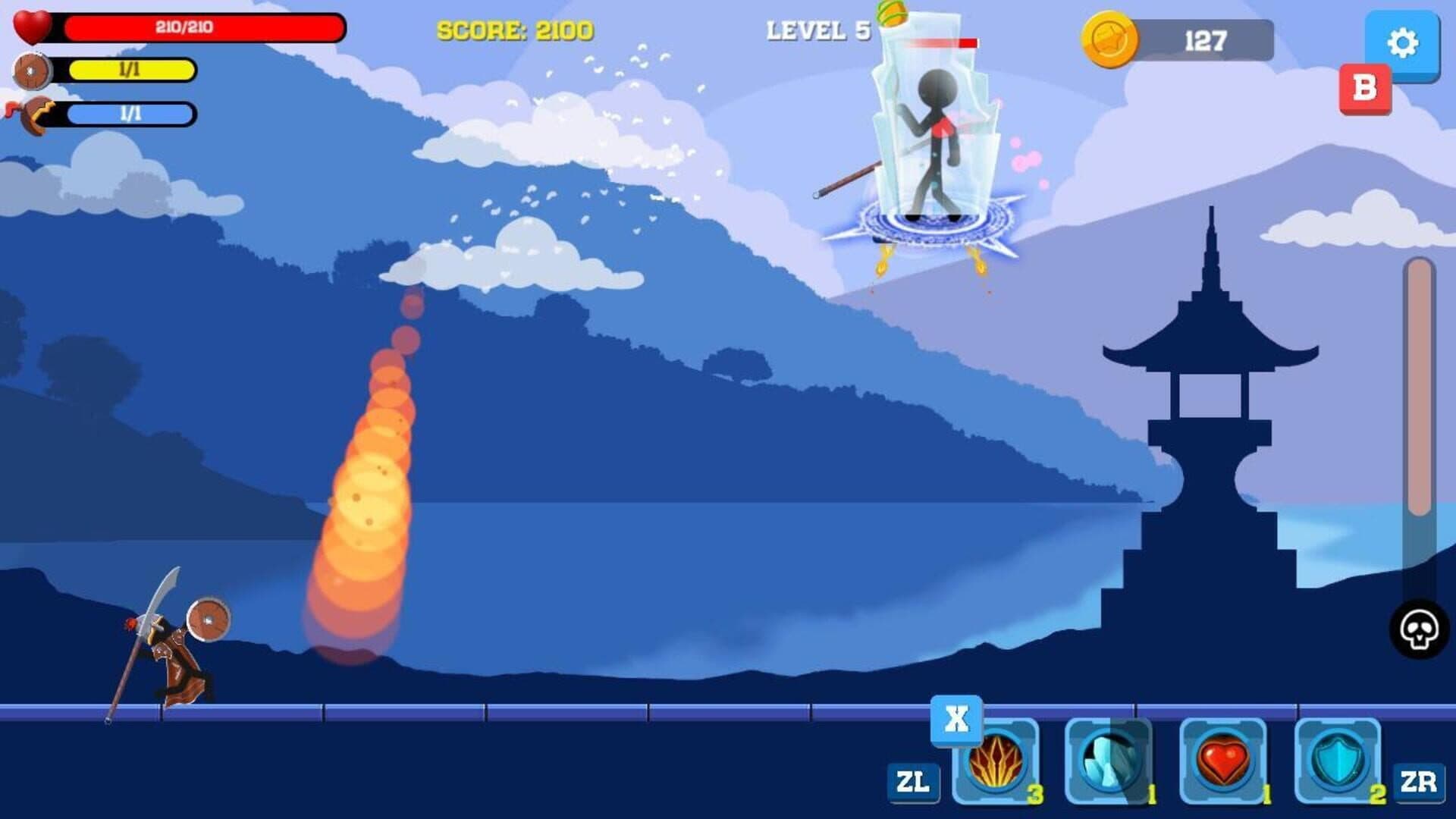 اسکرین‌شات Stickman: Far East Battle - 2