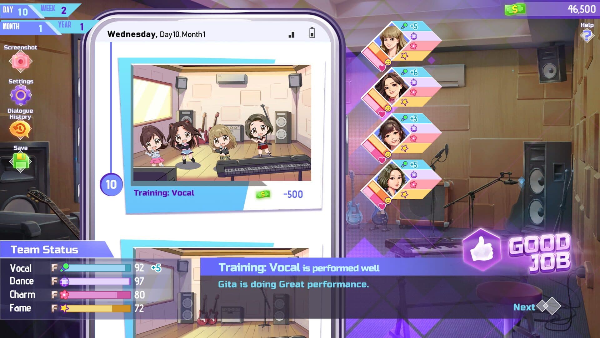 K-Pop Idol Stories: Road to Debut screenshot 5