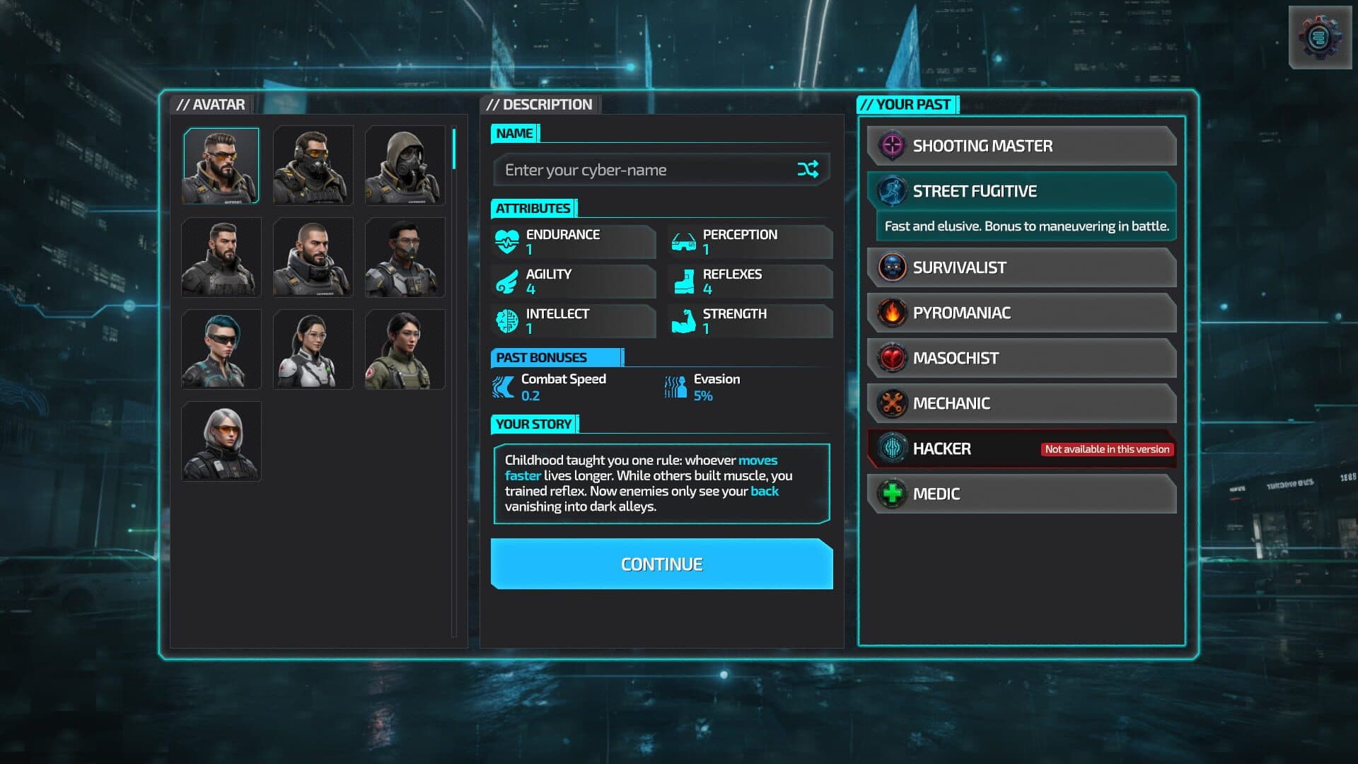 اسکرین‌شات Humanity Echo: Cyberpunk Tactical RPG - 5