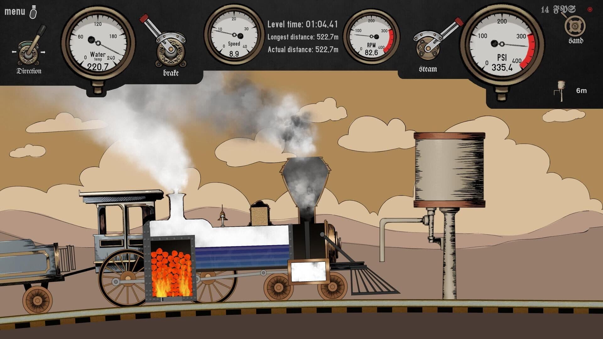 اسکرین‌شات Steam Train Simulator - 2