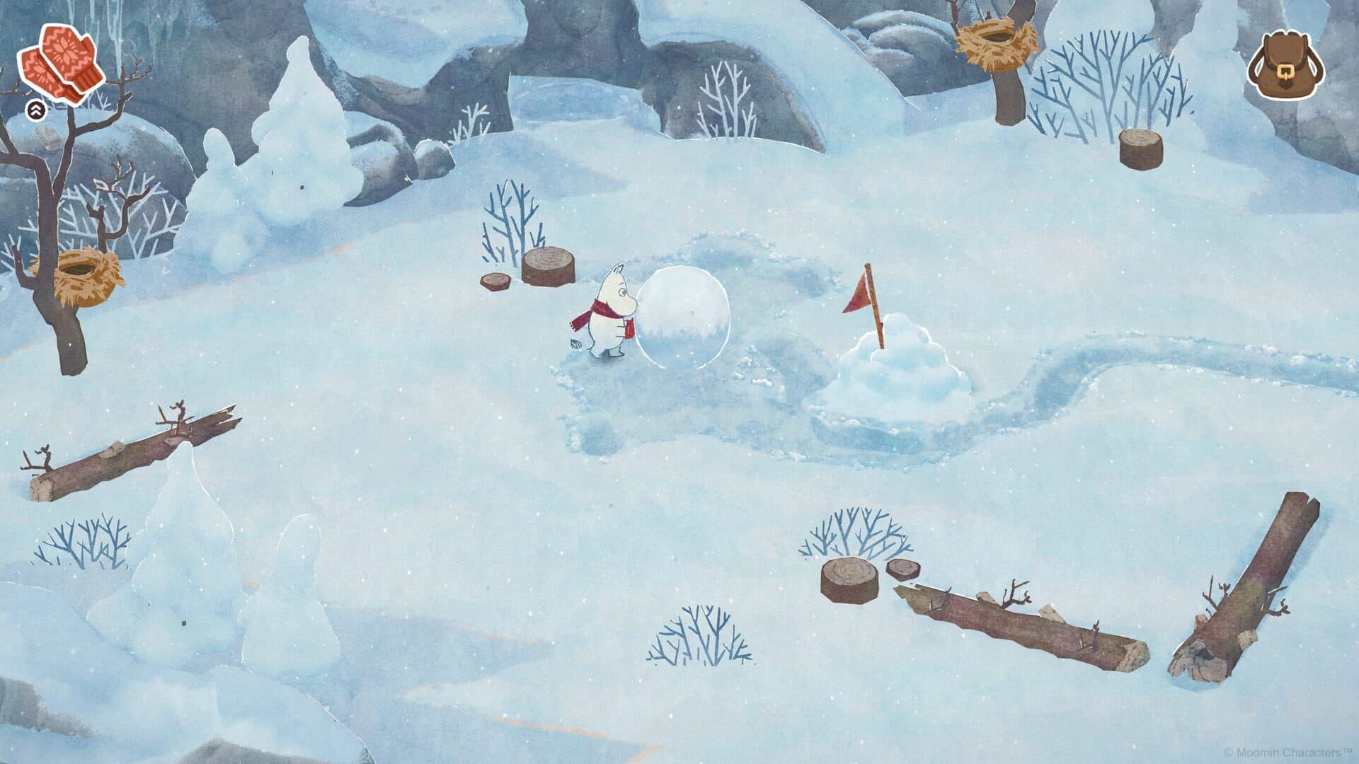 اسکرین‌شات Moomintroll: Winter's Warmth - 1
