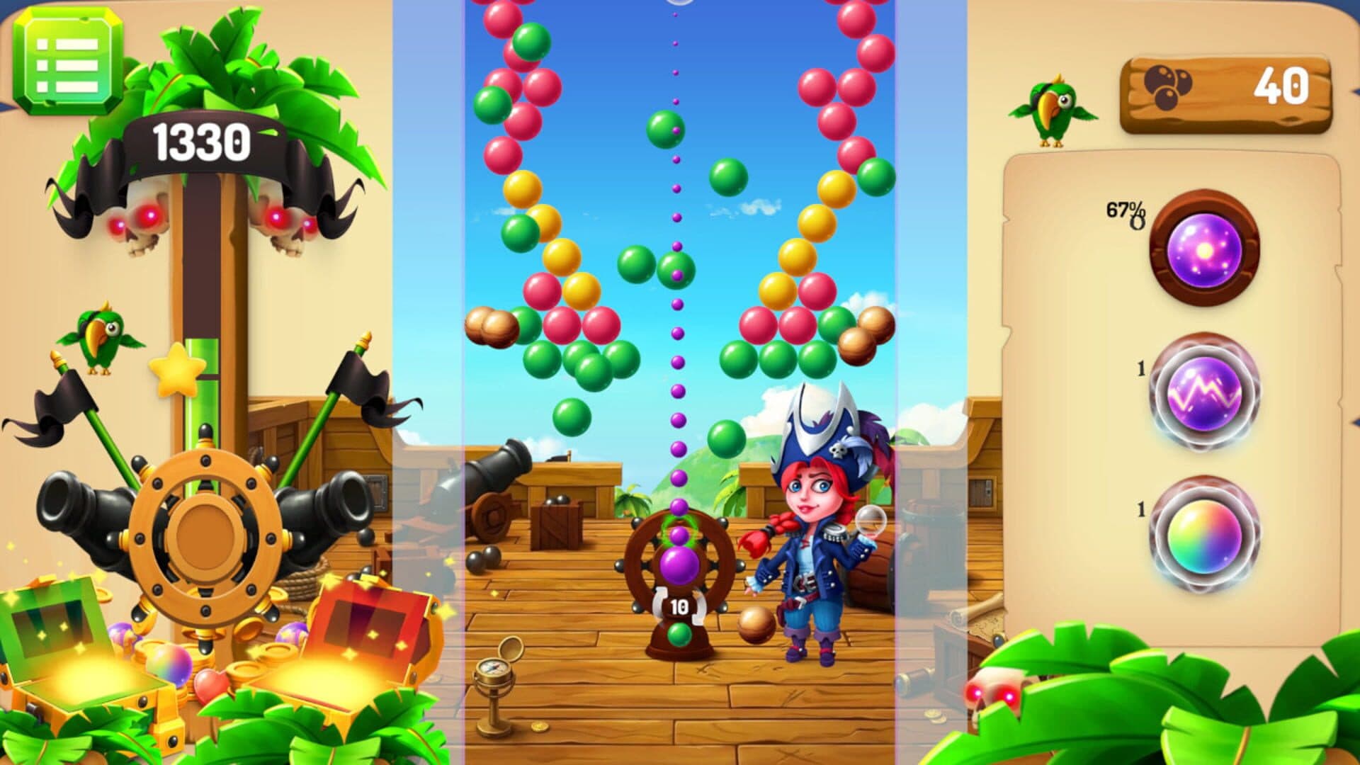 اسکرین‌شات Bubble Shooter Piratery - 6