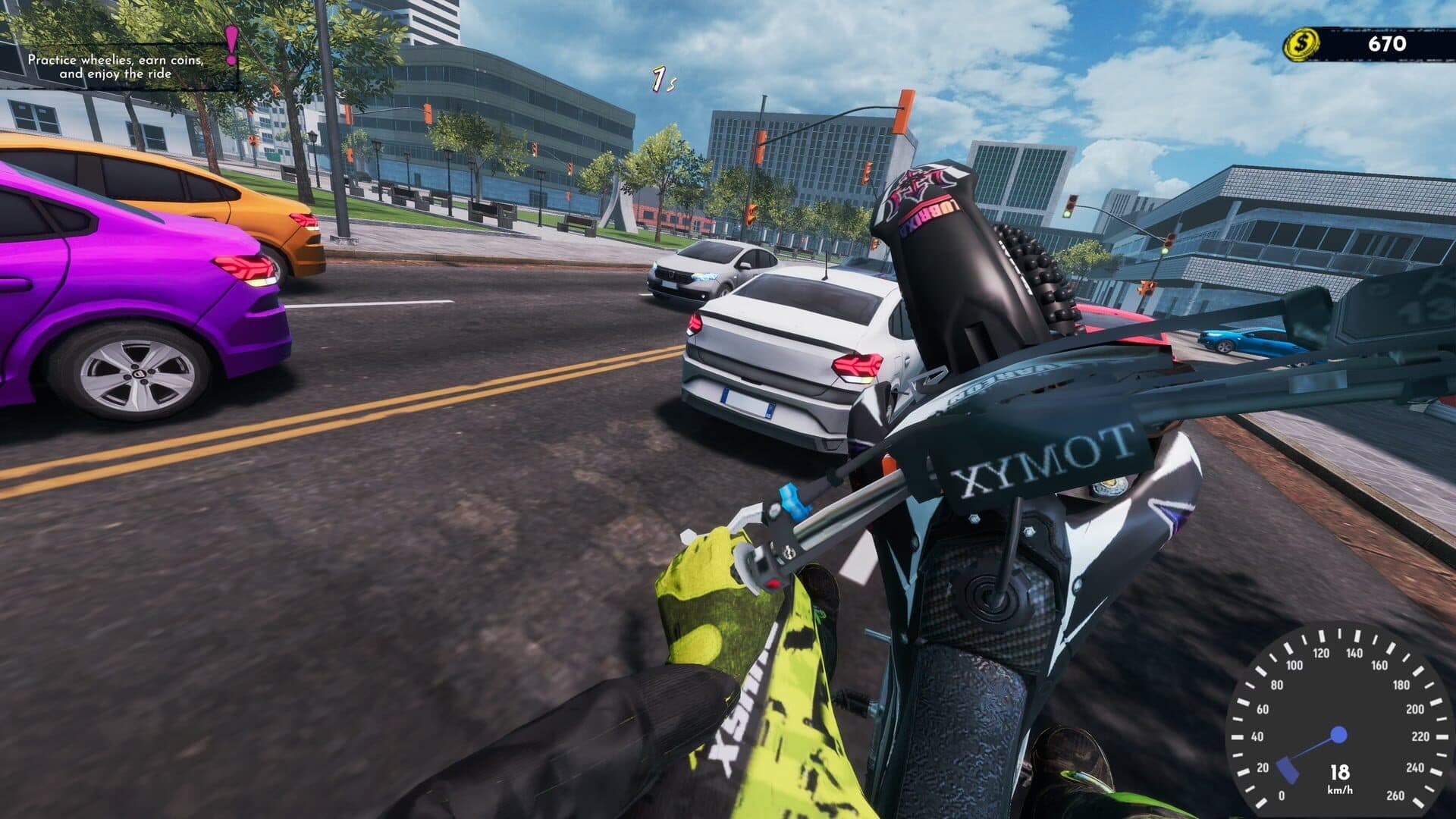 اسکرین‌شات Wheelie Life Simulator - 1