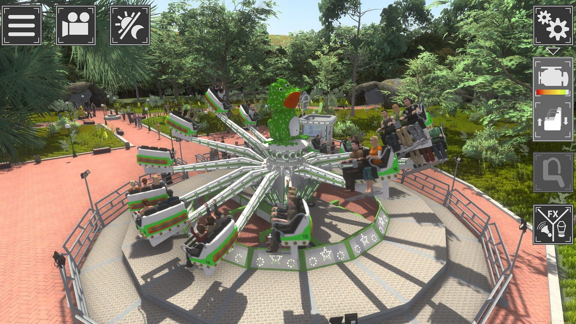 اسکرین‌شات Theme Park Simulator: Rollercoaster Paradise - 2