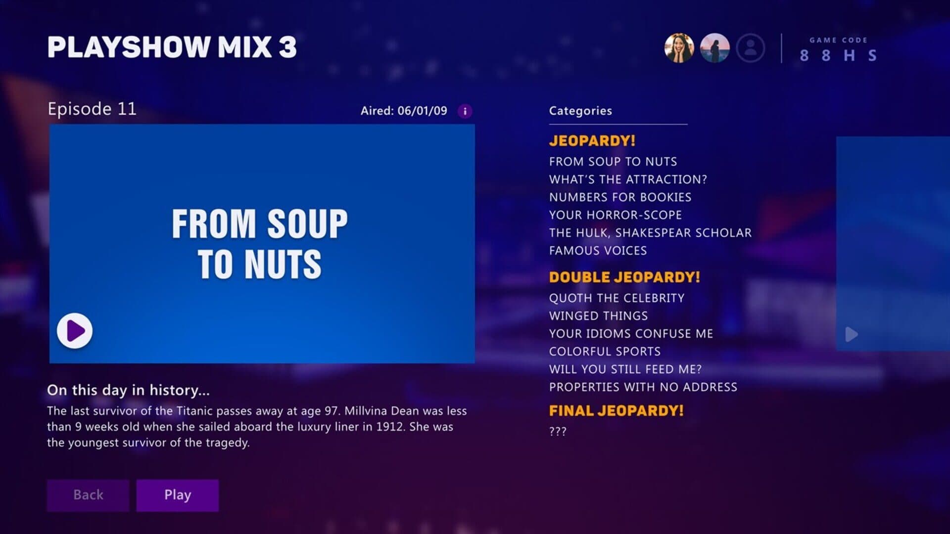 اسکرین‌شات Jeopardy! PlayShow - 3