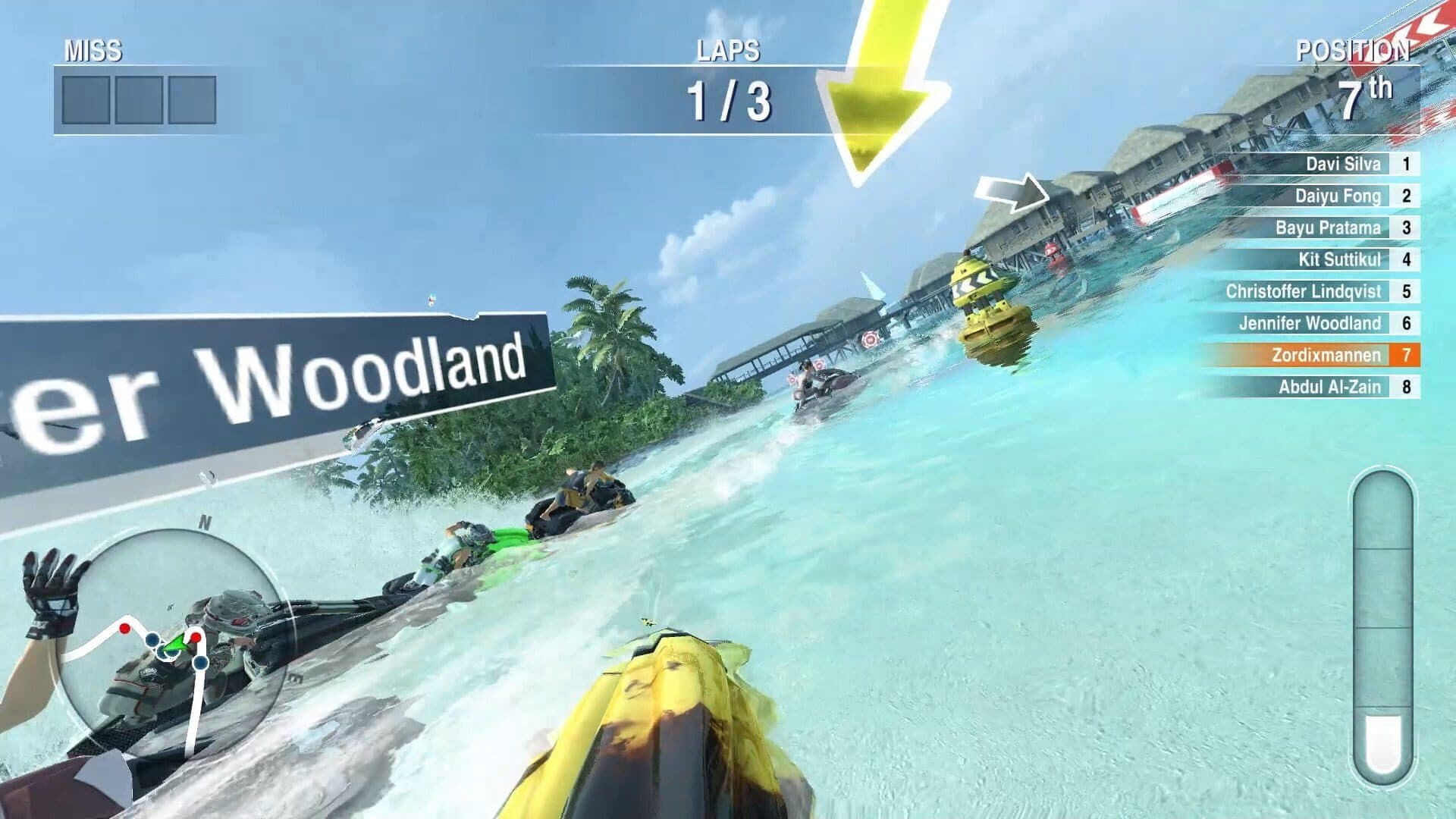 Aqua Moto Racing Utopia screenshot 1