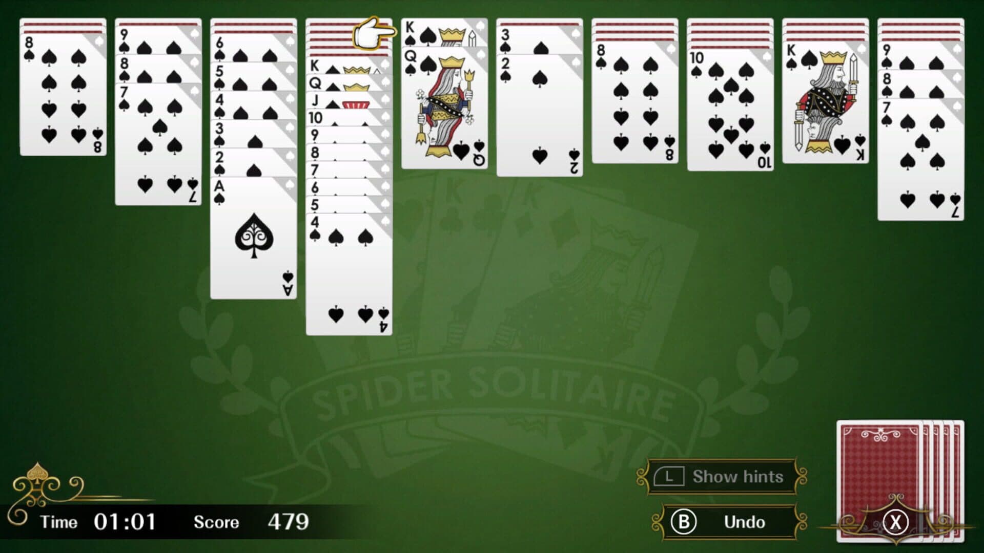 Spider Solitaire F screenshot 3