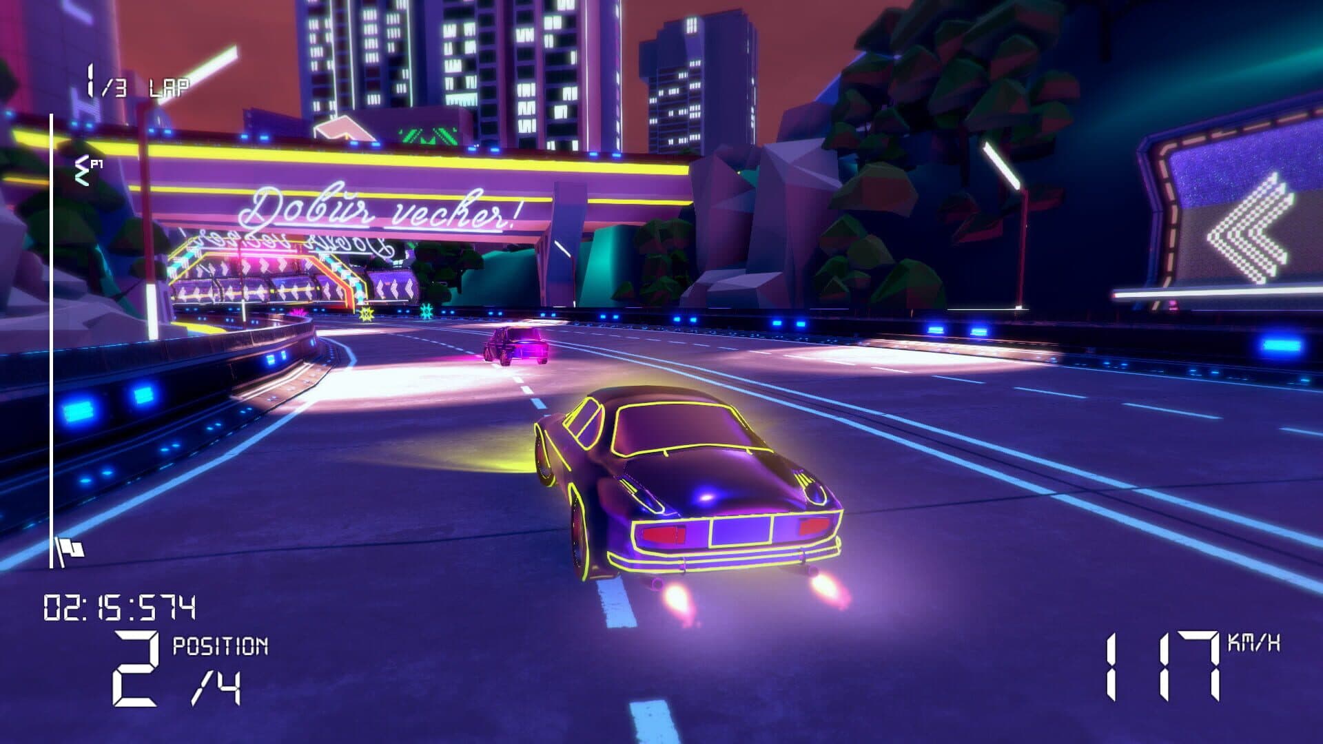 Electro Ride: The Neon Racing screenshot 1