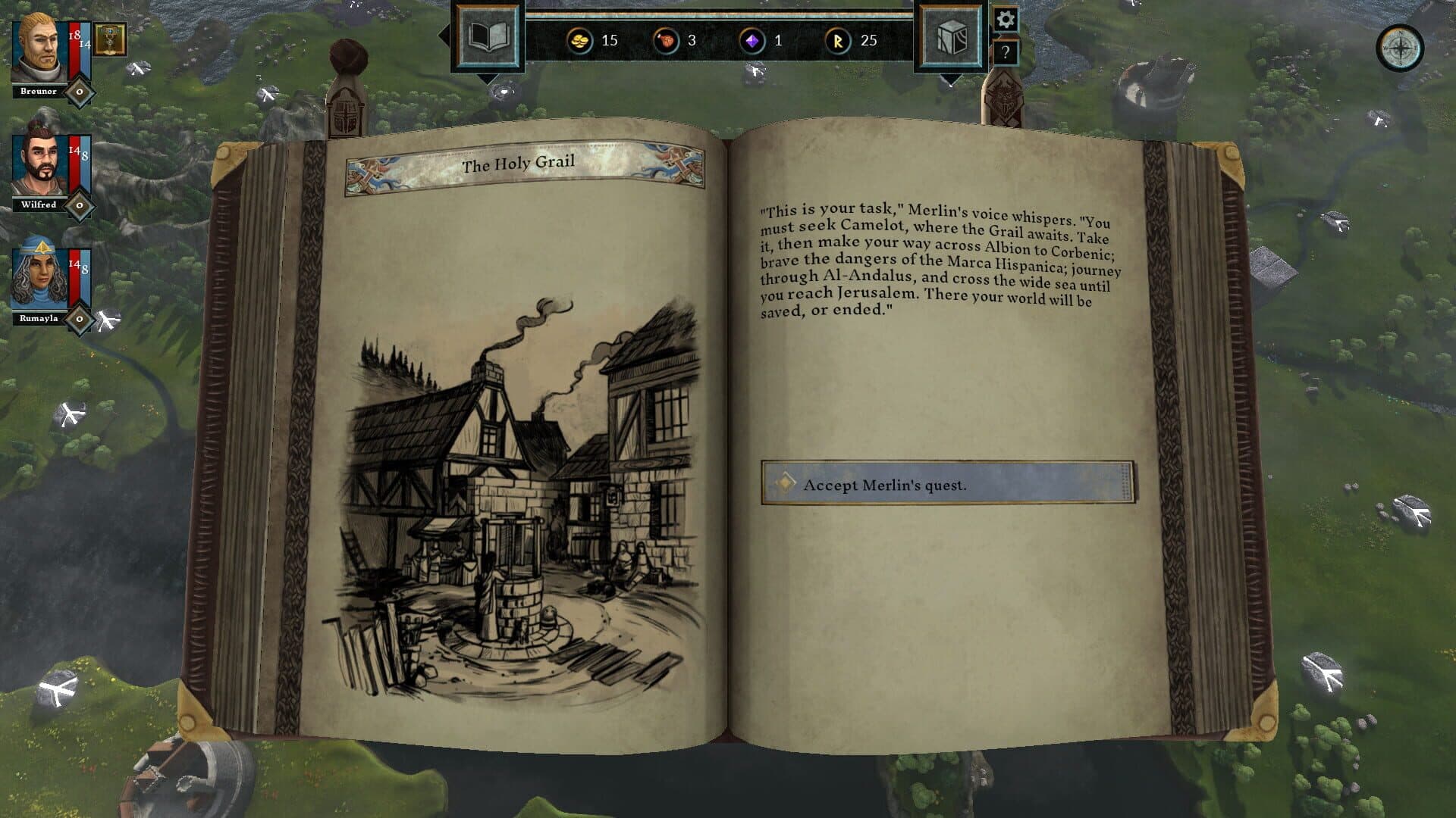 The Hand of Merlin screenshot 0
